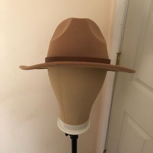 Peach & Mango Fedora Classical Wide Brim Hat